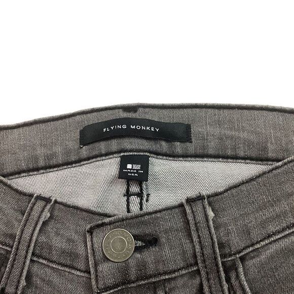 Flying Monkey Jeans -Women's Sz 25 -Gray -Skinny - Cotton/Polyester/Rayon- NWT! - Picture 6 of 14